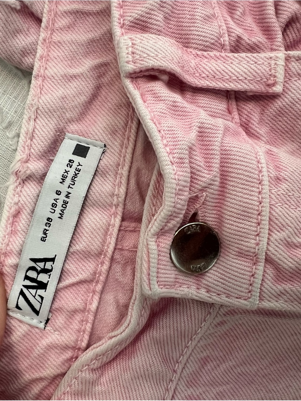 Zara Light Pink Women’s Jeans - High-Rise Denim